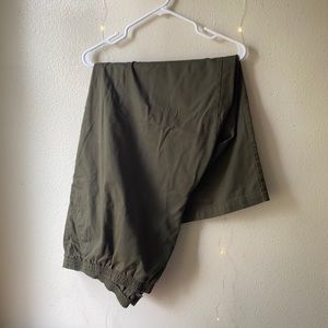 Wide leg plus size pull on pants